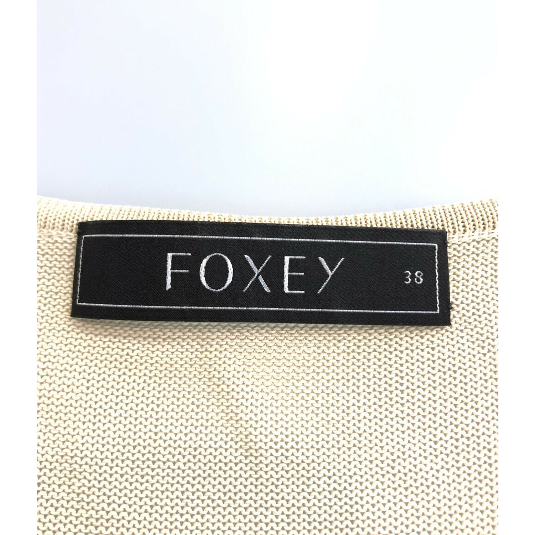 FOXEY(フォクシー)のフォクシー foxey 長袖カーディガン キャミソール付き レディース 38 レディースのトップス(カーディガン)の商品写真