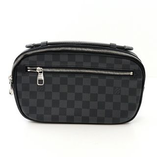 ルイヴィトン(LOUIS VUITTON)のルイ・ヴィトン LOUIS VUITTON アンブレール ダミエ・グラフィット N41289 ブラック ボディバッグ ベルトバッグ ウエストポーチ 【中古】A(ウエストポーチ)