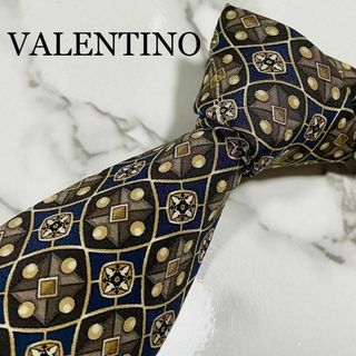 ヴァレンティノ(VALENTINO)のネクタイ ヴァレンティノ 紋様柄 総柄 シルク 高級 ブランド(ネクタイ)