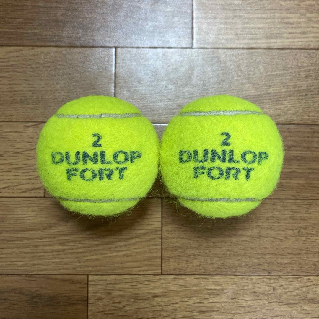 DUNLOP(ダンロップ)のダンロップテニスボール　2個    送料無料　2番 スポーツ/アウトドアのテニス(ボール)の商品写真