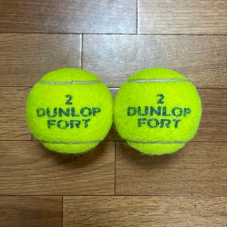 ダンロップ(DUNLOP)のダンロップテニスボール　2個    送料無料　2番(ボール)