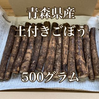 青森県産！土付きごぼう　500グラム(野菜)