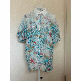 ツモリチサト(TSUMORI CHISATO)のツモリチサト　海の花畑　ブラウス(シャツ/ブラウス(半袖/袖なし))