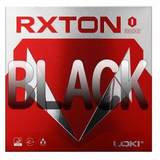 ブラック1枚　LOKI 卓球　RXTON 裏ソフト卓球　ラバー(卓球)