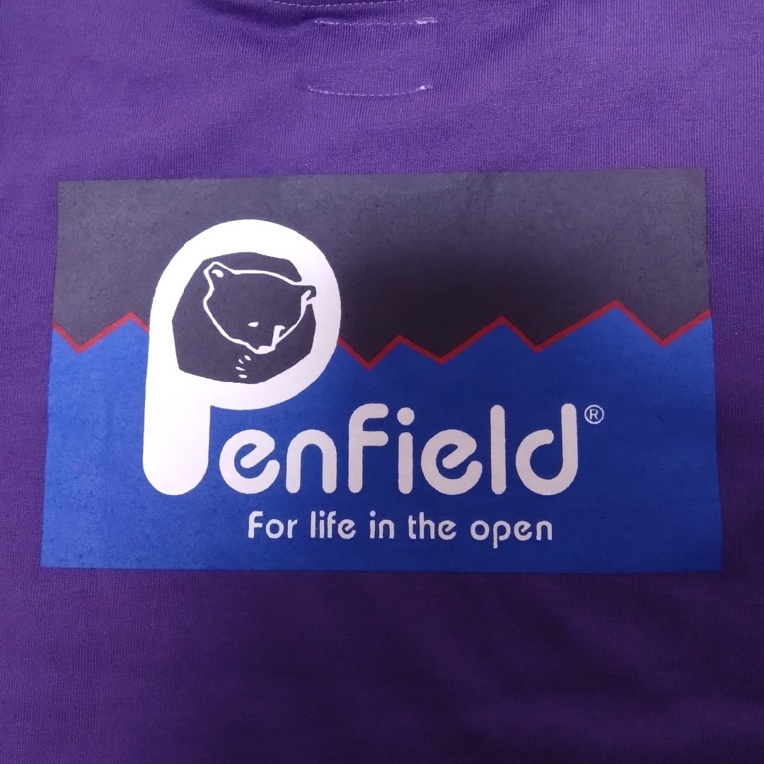 PEN FIELD(ペンフィールド)の未使用☆Penfield☆パープル半袖カットソーTシャツ☆110cm キッズ/ベビー/マタニティのキッズ服男の子用(90cm~)(Tシャツ/カットソー)の商品写真