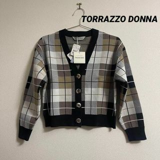 トラッゾドンナ(TORRAZZO DONNA)の【新品】TORRAZZO DONNA ショートカーディガン(カーディガン)