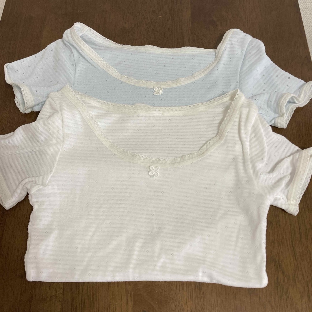 Wacoal(ワコール)のワコール　肌着　レディース　キッズ　２枚組 キッズ/ベビー/マタニティのキッズ服女の子用(90cm~)(下着)の商品写真