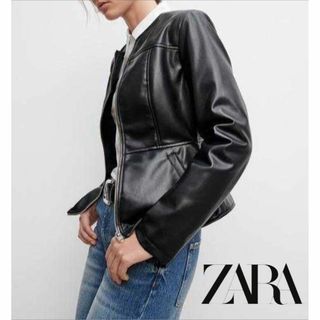 ザラ(ZARA)の美品●ZARA ライダースジャケット ザラ 3046/031/800(その他)