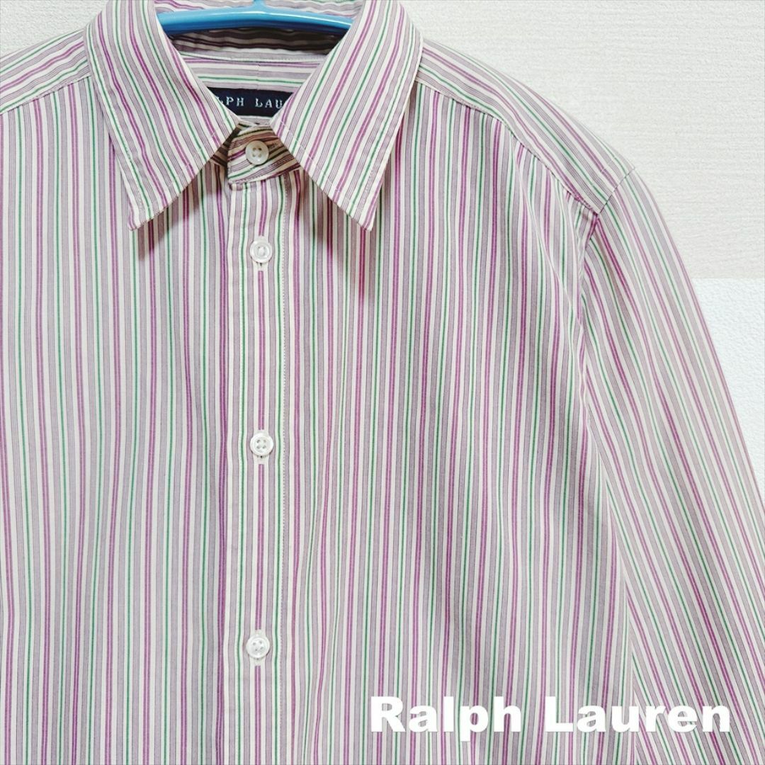 Ralph Lauren(ラルフローレン)の【Ralph Lauren】ラルフローレン RL刺繍ロゴ シャツ レディースのトップス(シャツ/ブラウス(長袖/七分))の商品写真