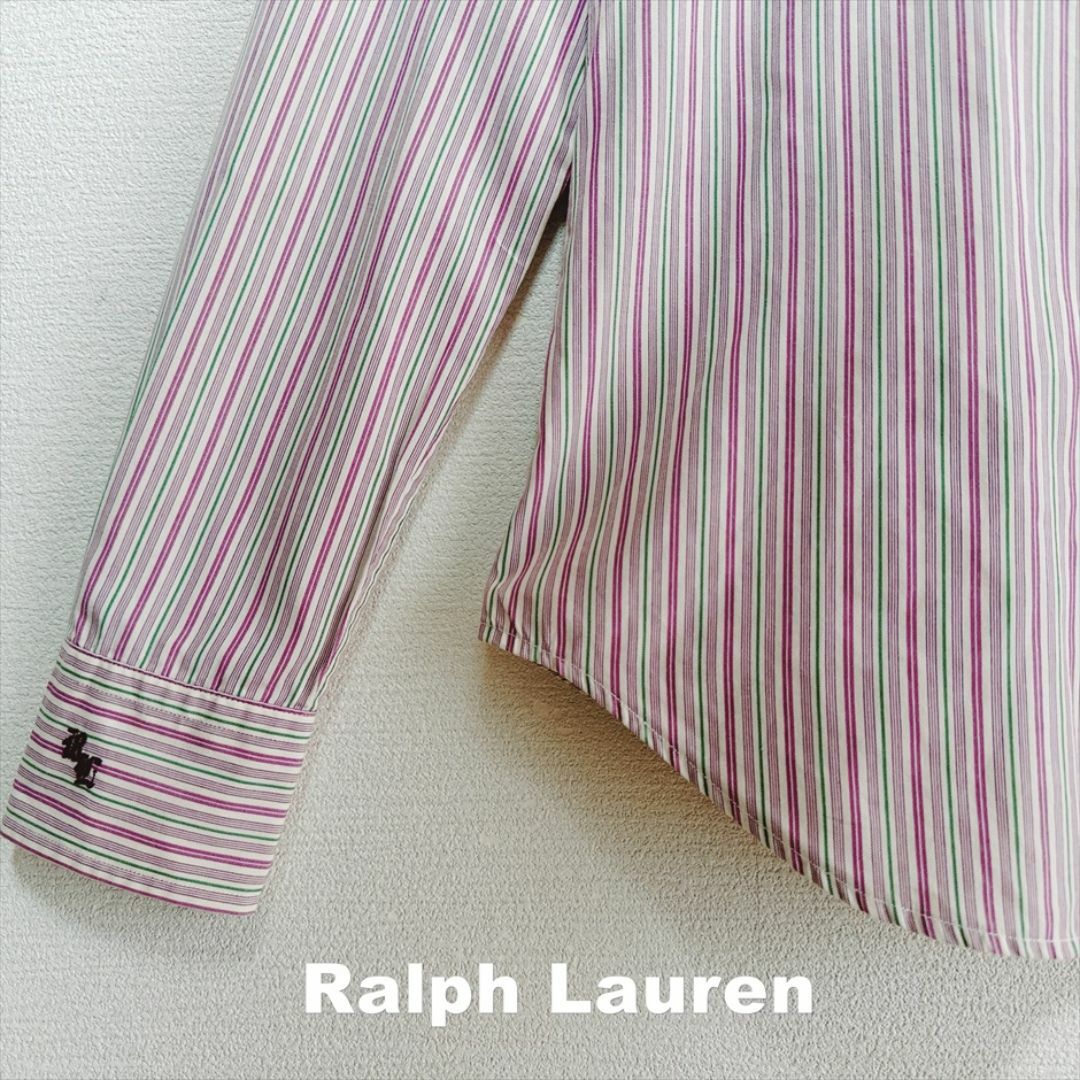 Ralph Lauren(ラルフローレン)の【Ralph Lauren】ラルフローレン RL刺繍ロゴ シャツ レディースのトップス(シャツ/ブラウス(長袖/七分))の商品写真