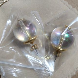 キューポット(Q-pot.)のQ-pot.バブルピアス Bubble Double Dream Pierce(ピアス)