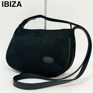 イビザ(IBIZA)の24C27 IBIZA イビザ イビサ ショルダーバッグ スエード 型押し(ショルダーバッグ)