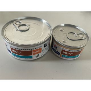 ヒルズ(Hill's)のヒルズ 腎臓ケア　猫用療法食　k/d　2缶　156gと82g(ペットフード)