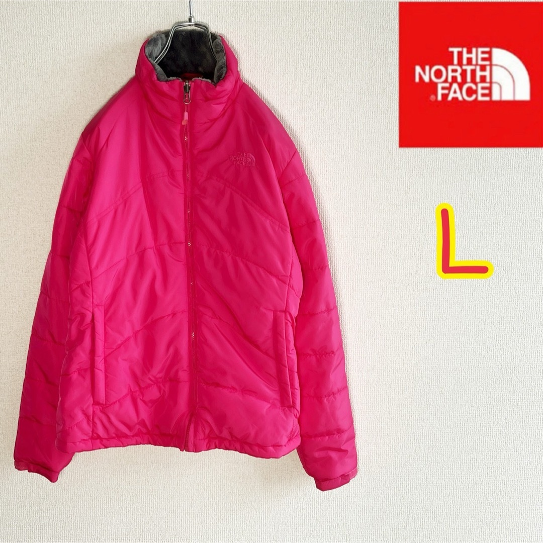 THE NORTH FACE(ザノースフェイス)のノースフェイス　キルティングジャケット　中綿ジャケット　ピンク　レディースＬ レディースのジャケット/アウター(ブルゾン)の商品写真