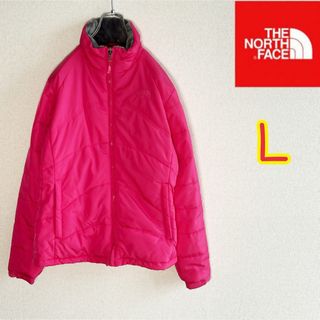 ザノースフェイス(THE NORTH FACE)のノースフェイス　キルティングジャケット　中綿ジャケット　ピンク　レディースＬ(ブルゾン)