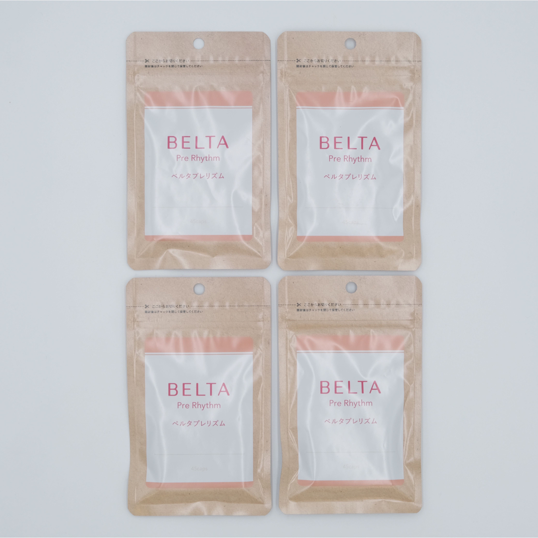 BELTA(ベルタ)の【新品】BELTA ベルタプレリズム 45粒 4袋 妊活 葉酸 食品/飲料/酒の健康食品(その他)の商品写真