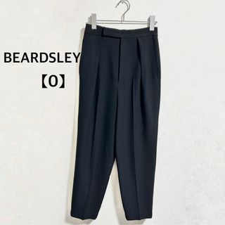 BEARDSLEY - 【美品】BEARDSLEY ビアズリー テーパードパンツ 黒 ブラック 0 S