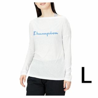 匿名配送✨チャンピオン ボートネックシャツ Lサイズ CW-PS402(Tシャツ(長袖/七分))