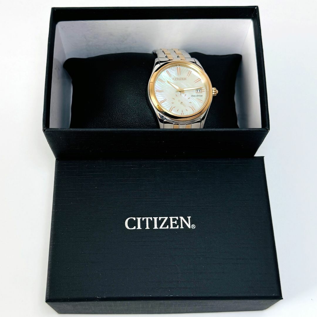 CITIZEN(シチズン)の【新品】シチズン/腕時計/エコドライブ/スモセコ/カレンダー/メンズ/レディース レディースのファッション小物(腕時計)の商品写真