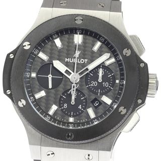 ウブロ(HUBLOT)のウブロ HUBLOT 301.SM.1770.RX ビッグバン スチール セラミック クロノグラフ 自動巻き メンズ 美品 箱・保証書付き_810318(腕時計(アナログ))