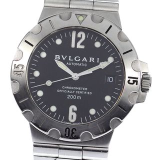 ブルガリ BVLGARI SD38S ディアゴノ スクーバ デイト 自動巻き メンズ 箱・保証書付き_807768