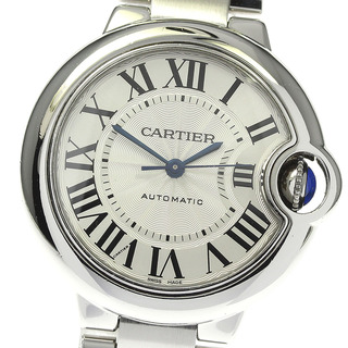 カルティエ(Cartier)のカルティエ CARTIER W6920071 バロンブルー MM 自動巻き ボーイズ _809277(腕時計(アナログ))