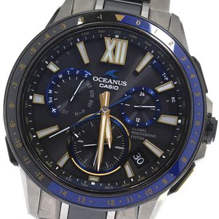 カシオ(CASIO)のカシオ CASIO OCW-G1200-1AJF オシアナス GPS デイト ソーラー電波 メンズ 箱付き_811362【ev20】(腕時計(アナログ))