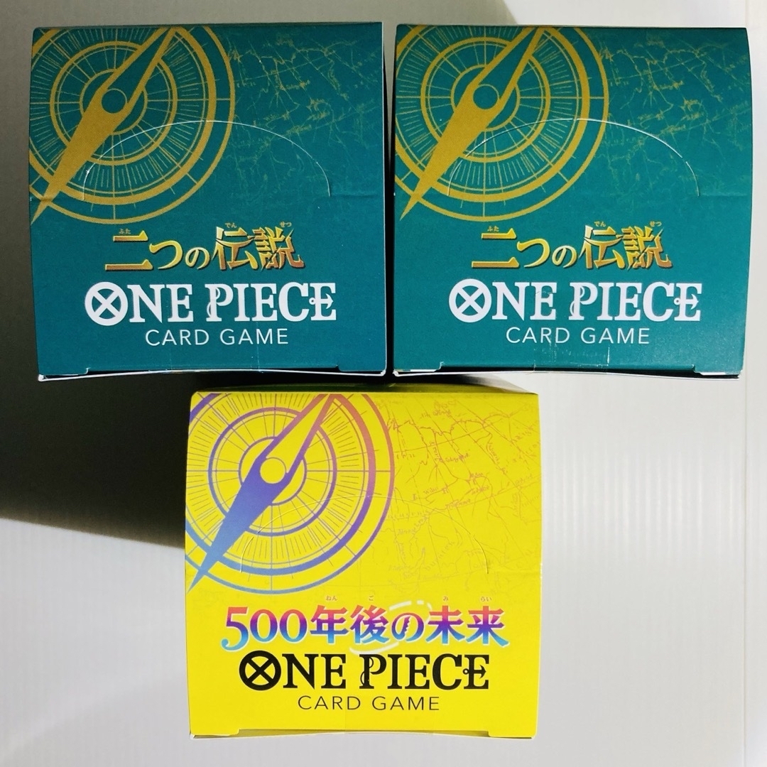 ONE PIECE(ワンピース)の500年後の未来 BOX ワンピースカード 鬼ヶ島どんぶり 一番くじ テープ付き エンタメ/ホビーのトレーディングカード(Box/デッキ/パック)の商品写真