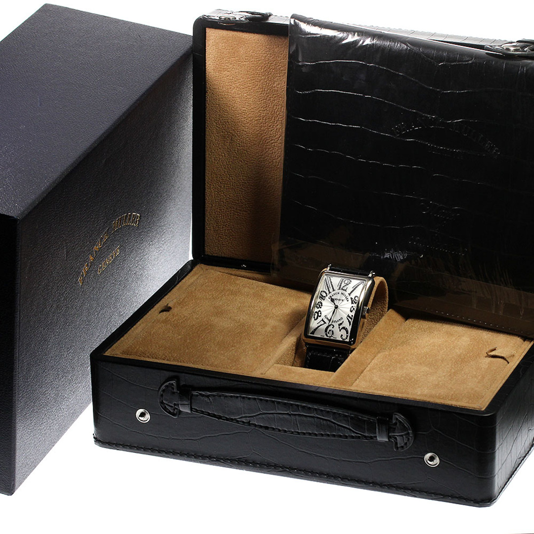 FRANCK MULLER(フランクミュラー)のフランクミュラー FRANCK MULLER 1200SCMAGJ ロングアイランド ジョーカー K18WG 自動巻き メンズ 箱・保証書付き_805395 メンズの時計(腕時計(アナログ))の商品写真