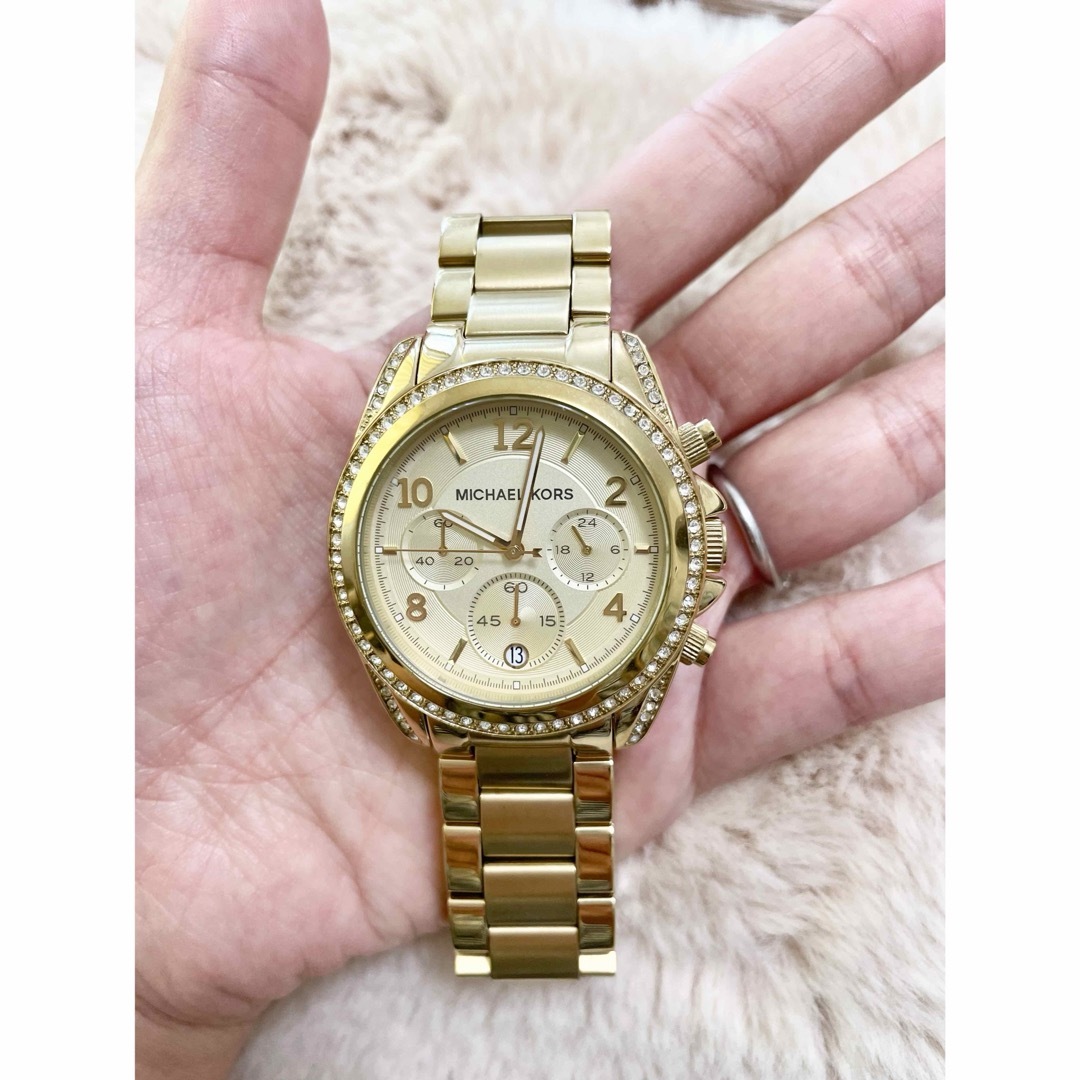 Michael Kors(マイケルコース)のマイケルコース 腕時計 MK5166 ゴールド メンズの時計(腕時計(アナログ))の商品写真