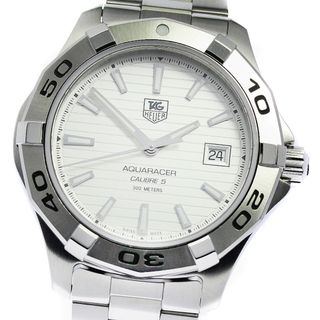 タグホイヤー(TAG Heuer)のタグホイヤー TAG HEUER WAP2011 アクアレーサー キャリバー5 デイト 自動巻き メンズ 美品 _811713(腕時計(アナログ))