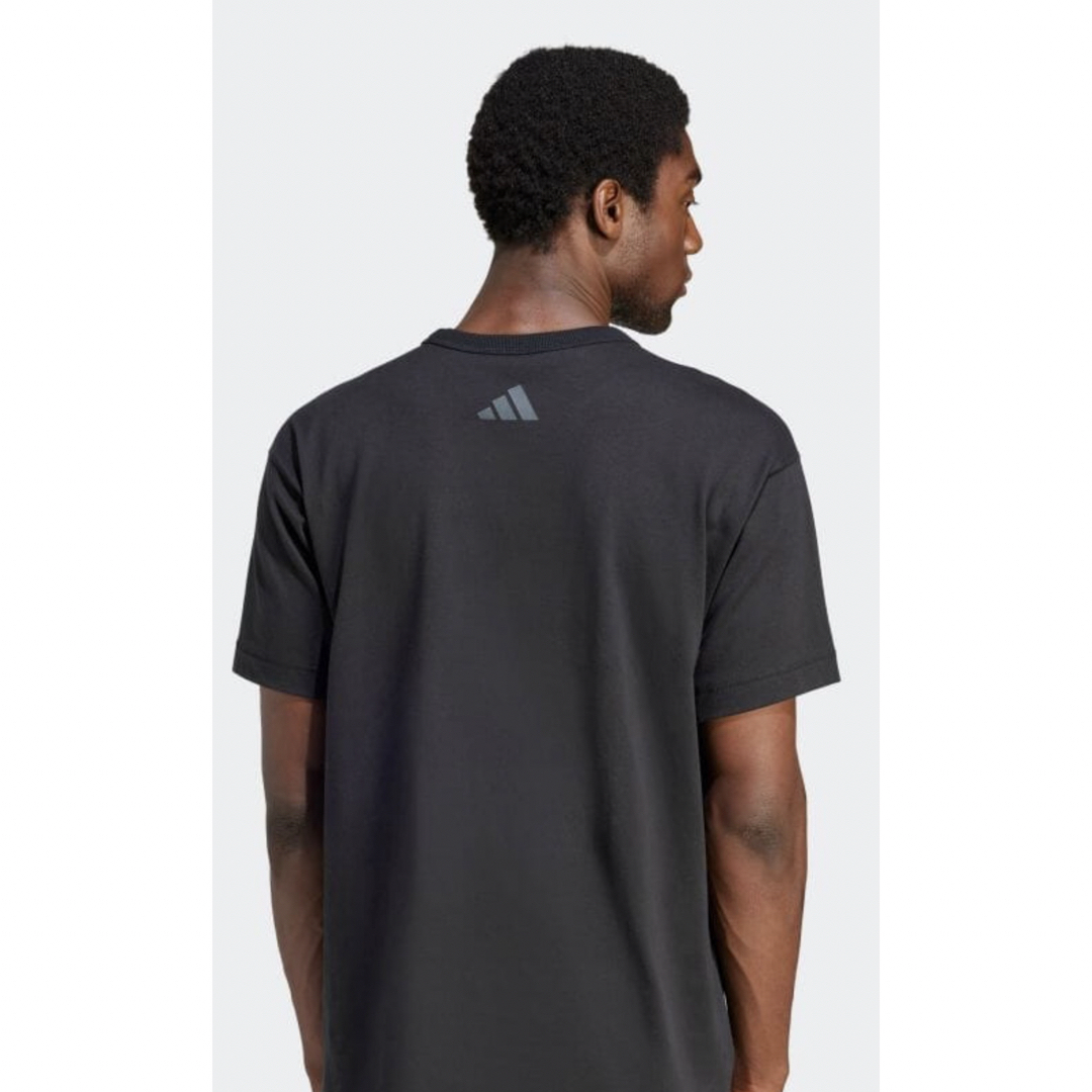 adidas(アディダス)の新品　XL アディダス　オールブラックス 半袖　ライフスタイル　Tシャツ メンズのトップス(Tシャツ/カットソー(半袖/袖なし))の商品写真
