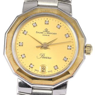 ボームエメルシエ(BAUME&MERCIER)のボーム＆メルシェ Baume & Mercier 5231.3 リビエラ 11Pダイヤ クォーツ レディース _805468(腕時計)