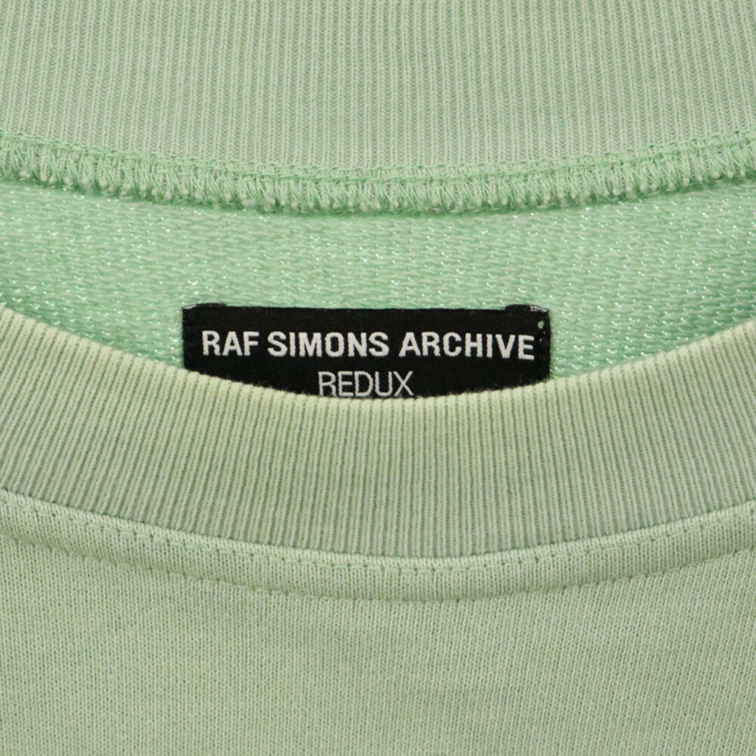 RAF SIMONS(ラフシモンズ)のRAF SIMONS ラフシモンズ ARCHIVE REDUX 21SS SWEATER WITH NEBRASKA PRINT ネブラスカプリントスウェット トレーナー ミントグリーン A01-130 メンズのトップス(シャツ)の商品写真