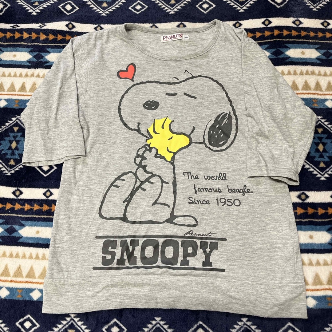 SNOOPY(スヌーピー)のSNOOPY スヌーピー PEANUTS ピーナッツ 半袖Tシャツ キッズ/ベビー/マタニティのキッズ服女の子用(90cm~)(Tシャツ/カットソー)の商品写真