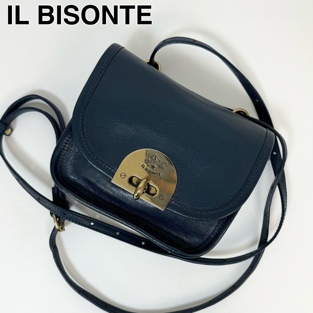 IL BISONTE - 24C33 IL BISONTE イルビゾンテ ショルダーバッグ レザー