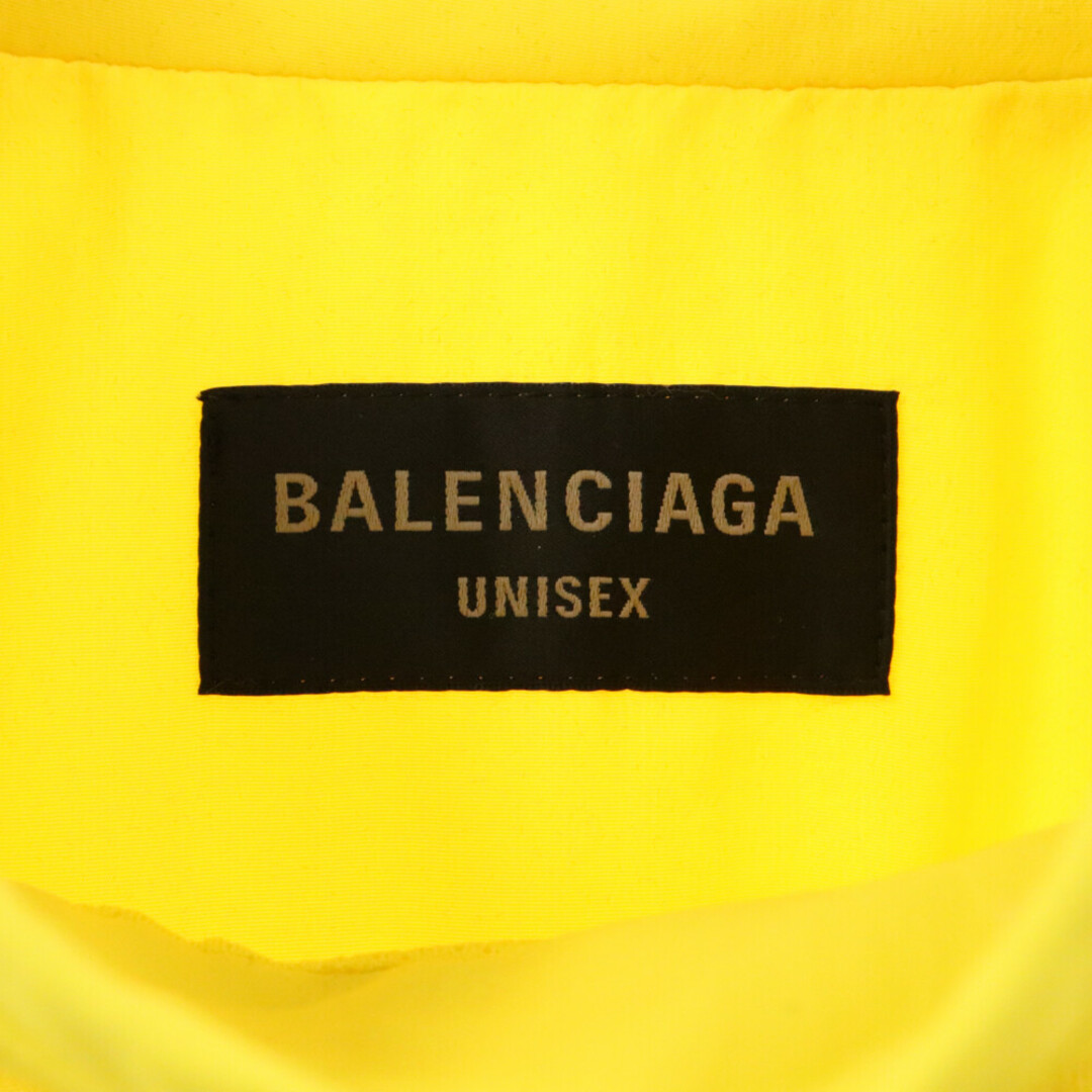 Balenciaga(バレンシアガ)のBALENCIAGA バレンシアガ 22AW 3B Sports Icon Pull-Over Tracksuit Jacket 3Bスポーツアイコンロゴ プルオーバートラックスーツジャケット 720153 TKO48 イエロー メンズのジャケット/アウター(フライトジャケット)の商品写真