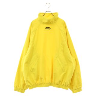 バレンシアガ(Balenciaga)のBALENCIAGA バレンシアガ 22AW 3B Sports Icon Pull-Over Tracksuit Jacket 3Bスポーツアイコンロゴ プルオーバートラックスーツジャケット 720153 TKO48 イエロー(フライトジャケット)