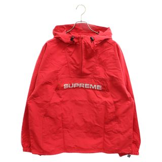 Supreme - SUPREME シュプリーム 19AW Heavy Nylon Anorak ヘビー ナイロン アノラック プルオーバー ハーフジップ ジャケット レッド