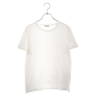 サンローラン(Saint Laurent)のSAINT LAURENT PARIS サンローランパリ クルーネック半袖Tシャツ カットソー コットン 669839 YB2FT ホワイト(Tシャツ/カットソー(半袖/袖なし))