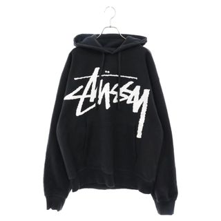 ステューシー(STUSSY)のSTUSSY ステューシー BIG STOCK HOODIE ビッグ ストック プルオーバーパーカー ブラック 1924843(パーカー)