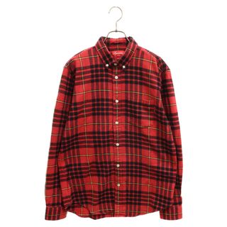 シュプリーム(Supreme)のSUPREME シュプリーム 16AW Tartan Plaid Flannel Shirt タータンチェック ボタン長袖シャツ レッド(シャツ)