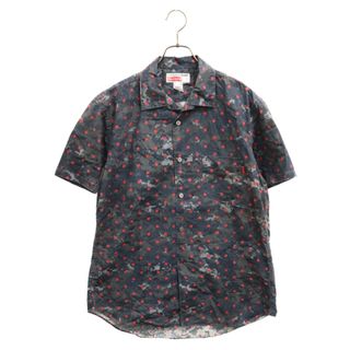 シュプリーム(Supreme)のSUPREME シュプリーム 13SS ×COMME des GARCONS SHIRT Loop Collar S/S Shirts コムデギャルソンシャツ ループカラーショートスリーブ半袖シャツ S2SS13 ネイビーカモ(Tシャツ/カットソー(半袖/袖なし))