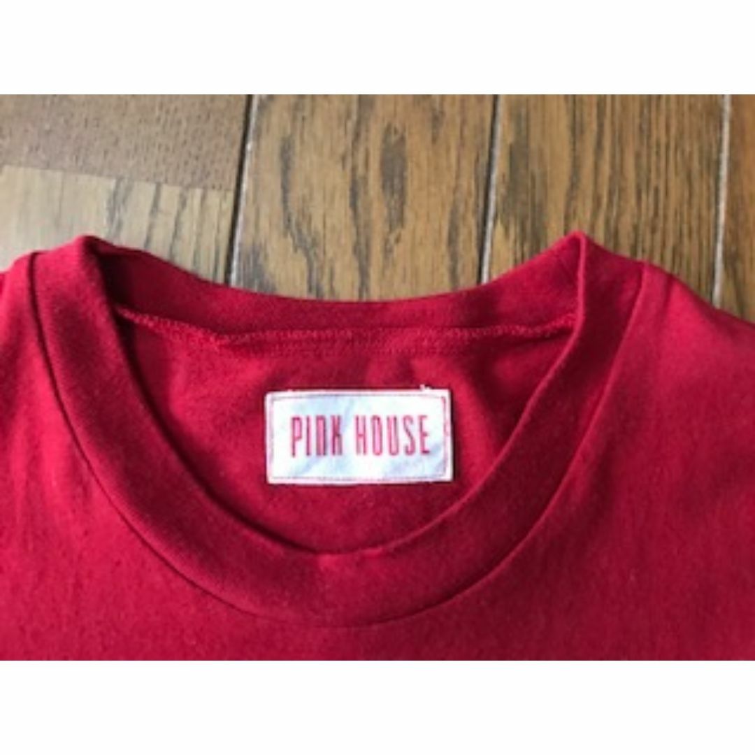 PINK HOUSE(ピンクハウス)のピンクハウス PINKHOUSE いちごジャム瓶 Ｔシャツ 赤 レア 貴重 レディースのトップス(Tシャツ(半袖/袖なし))の商品写真