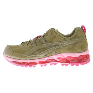 アシックス(asics)のASICS アシックス ×GMBH ゲーエムベーハー GEL-NANDI 360 ゲル-ナンディ ローカットスニーカー カーキ/ピンク 26.5cm/US8.5(スニーカー)