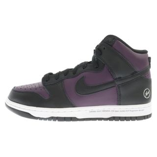 ナイキ(NIKE)のNIKE ナイキ ×FRAGMENT DESIGN DUNK HIGH CITY PACK BEIJING DJ0382-600 フラグメント 北京 ダンク ハイカットスニーカーUS8.5/26.5cm ブラック/パープル(スニーカー)