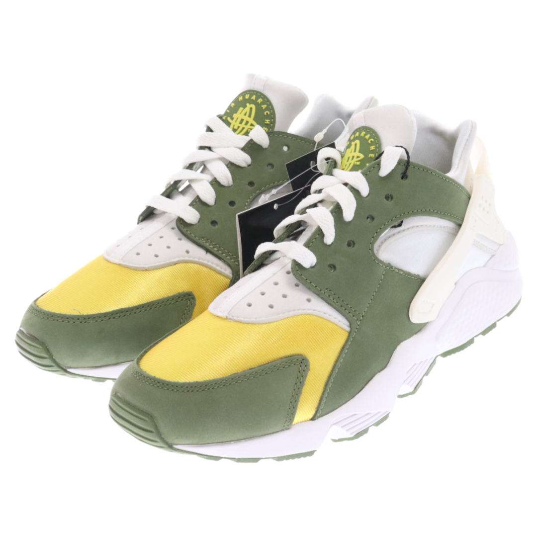 NIKE(ナイキ)のNIKE ナイキ ×STUSSY AIR HUARACHE LE DESERT OAK DD1381-300 ステューシー エアハラチ デザートオーク ローカットスニーカー US8.5/26.5cm カーキ/ホワイト メンズの靴/シューズ(スニーカー)の商品写真