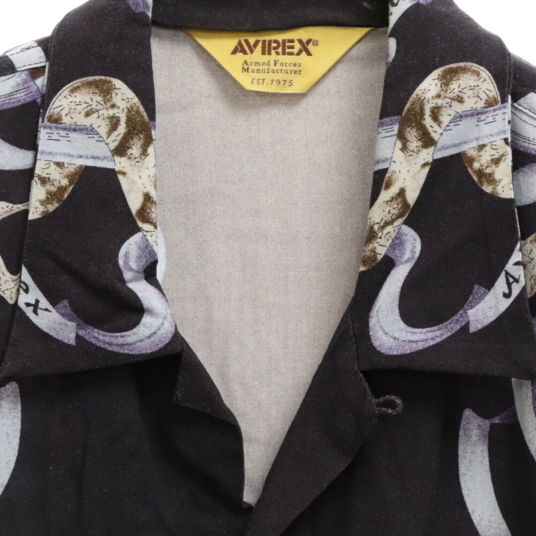 AVIREX(アヴィレックス)のAVIREX アヴィレックス HAWAIIAN SHIRT BATTLE SNAKE 6105122 半袖オープンカラーシャツ メンズのトップス(シャツ)の商品写真