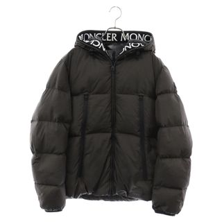 モンクレール(MONCLER)のMONCLER モンクレール MONTCLA GIUBBOTTO F20911B56900 C0300 モンクラー ロゴテープ ジップフーデッド ダウンジャケット グレー(ダウンジャケット)