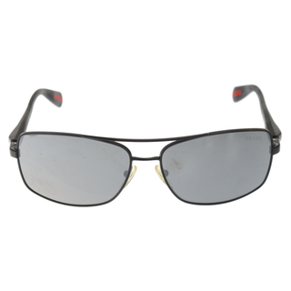 PRADA - PRADA プラダ リネアロッサ ティアドロップ サングラス アイウェア メガネ 眼鏡 ブラック 62口15